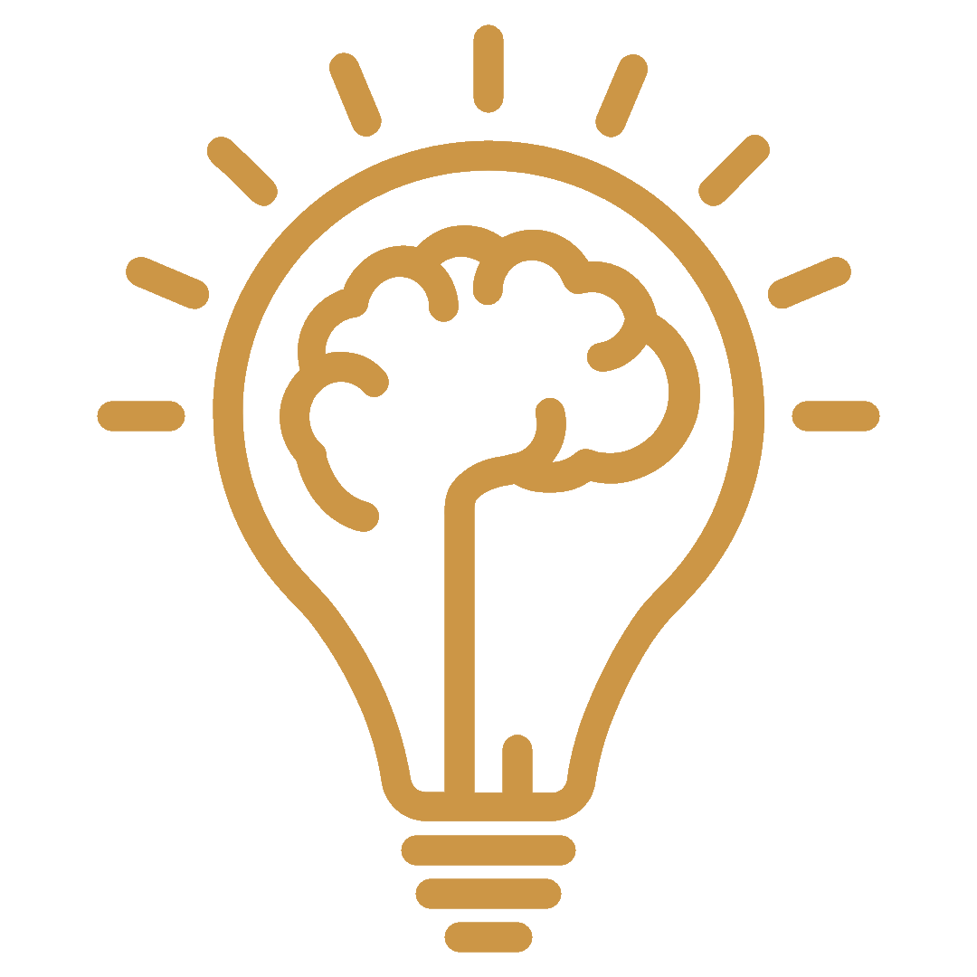 Gehirn in Glühbirne